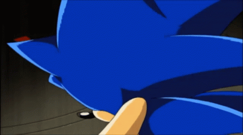 Dark Sonic Transformation GIF