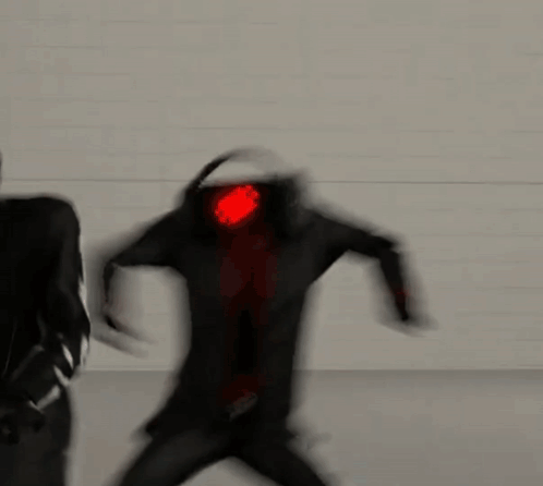 Dark Speaker Man Punch Speakerman GIF