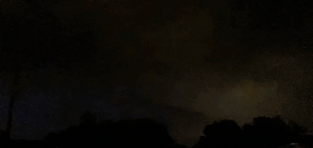Darkness And Lightning During Thunderstorm GIF