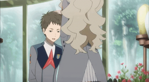 Darling In The Franxx Kokoro And Mitsuru Kissing Anime GIF