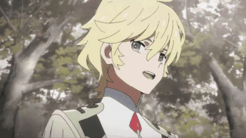 Darling In The Franxx Nine Alpha Blonde Hair Anime GIF