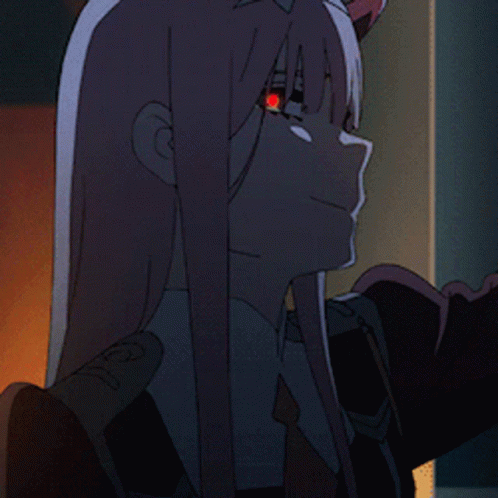 Darling In The Franxx Red Eyes Zero Two Anime GIF