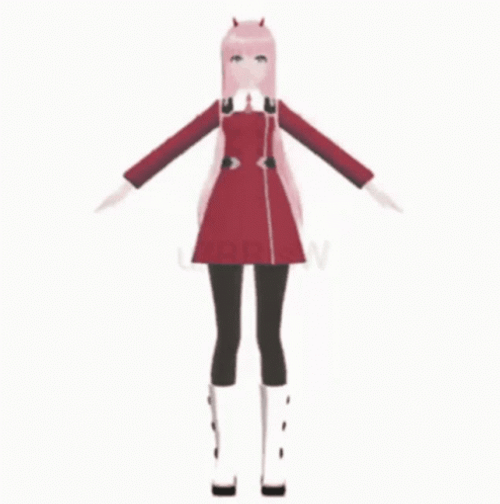 Darling In The Franxx Spinning Zero Two Anime GIF