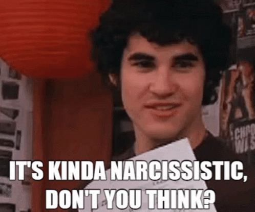 Darren Criss Its Kinda Narcissist Meme GIF