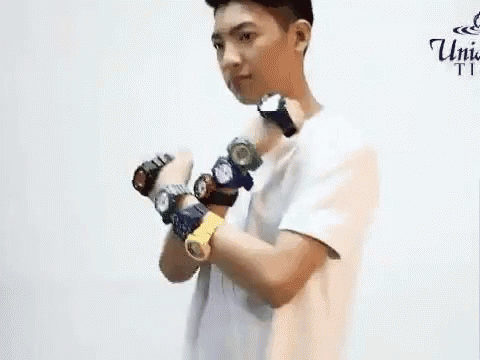Darren Espanto Multiple Watch GIF
