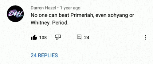 Darren Hazel Wrote A Comment About Whitney Period On Youtube GIF