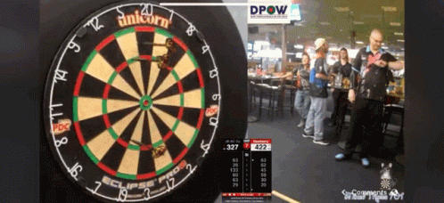 Dart Board Saying Unicorn