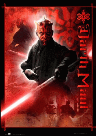 Darth Maul Cool Poster GIF