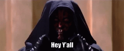 Scary Darth Maul Hey You All GIF