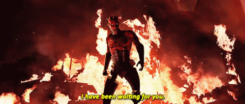Deadly Darth Maul Waiting For You GIF