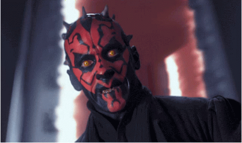 Angry Savage Darth Maul GIF