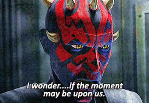 Wondering 3d Darth Maul GIF