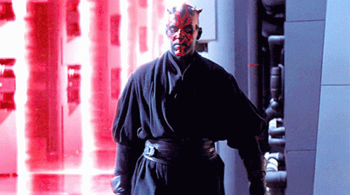 Darth Maul Holding Gun