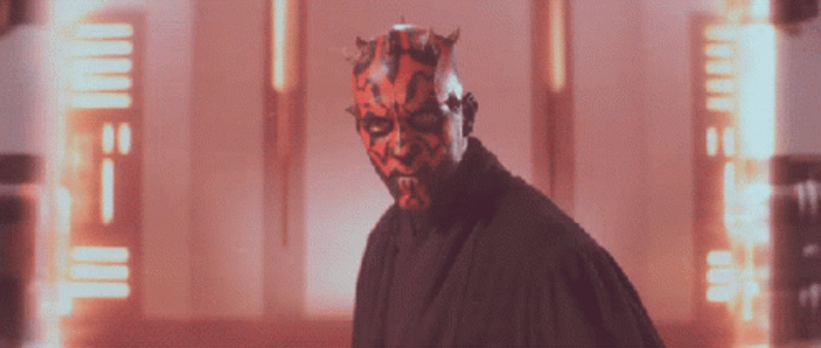 Darth Maul Qui Gon Jinn Scene GIF