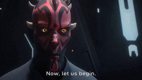 Darth Maul So It Begins GIF