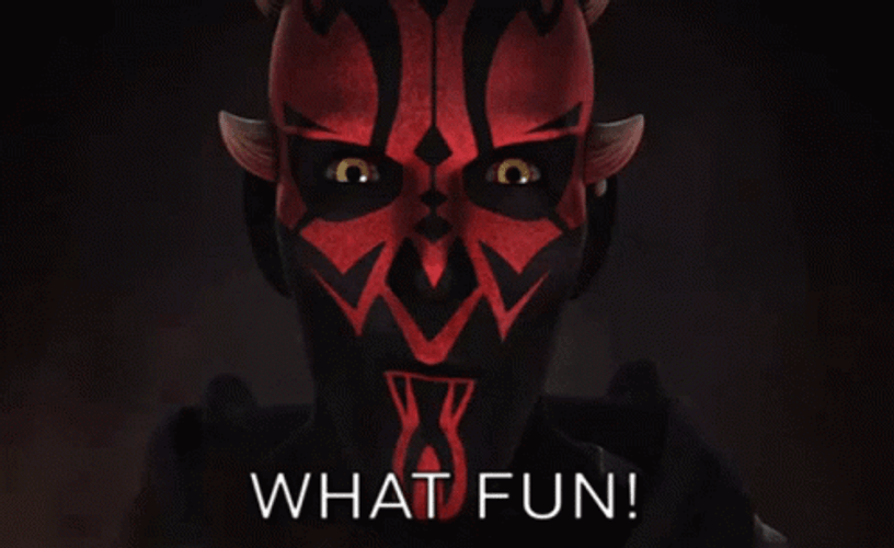 Darth Maul What Fun GIF