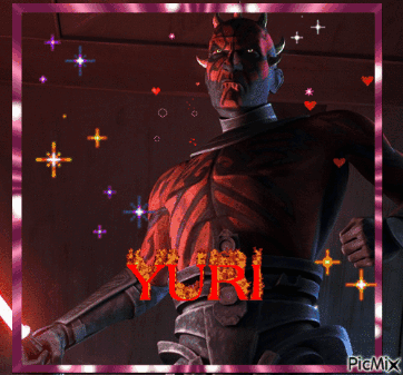Darth Maul with Yuri in Red