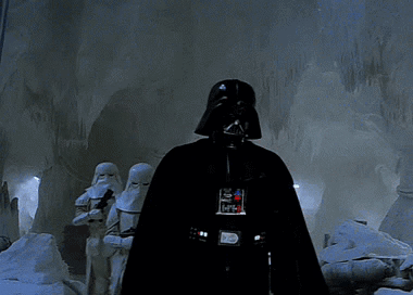 Darth Vader and Stormtroopers in Cave
