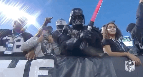 Darth Vader Dark Side With The Crowd GIF