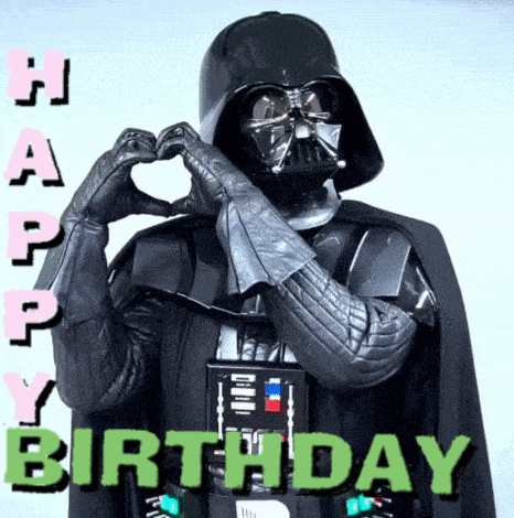 Darth Vader Making Heart Shape With Hands GIF