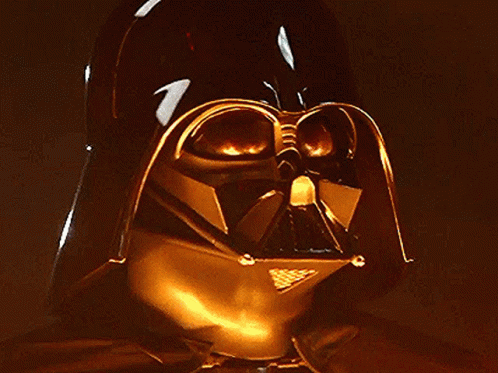 Darth Vader Helmet With Glowing Eyes