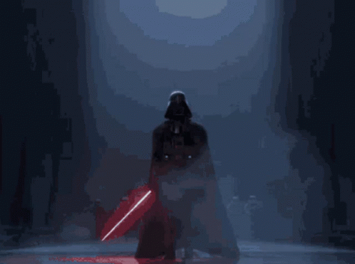 Darth Vader in Dark Background