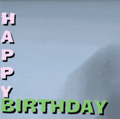 Darth Vader Wearing Helmet With Happy Birthday Text GIF