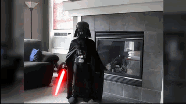 Darth Vader Kid Dancing GIF