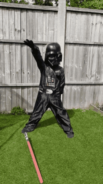 Darth Vader Kid Telekinesis GIF