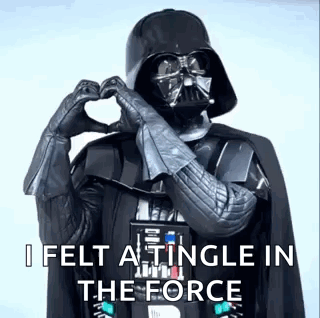 Darth Vader Making Heart Shape