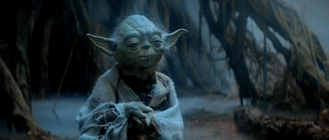 Darth Vader No Talks With Yoda GIF