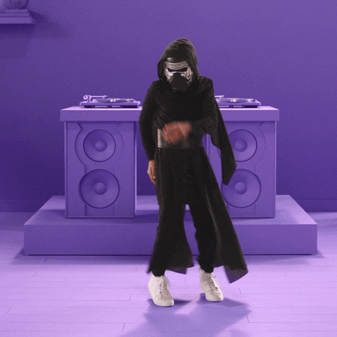 Darth Vader No Wanna Be Dancing GIF