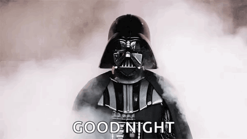 Darth Vader Saying Good Night