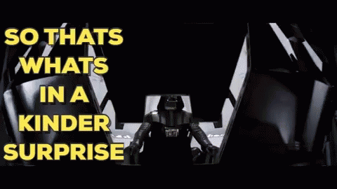 Darth Vader So Thats Whats In A Kinder Surprise