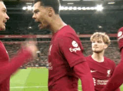 Darwin Núñez And His Teammates Laughing GIF