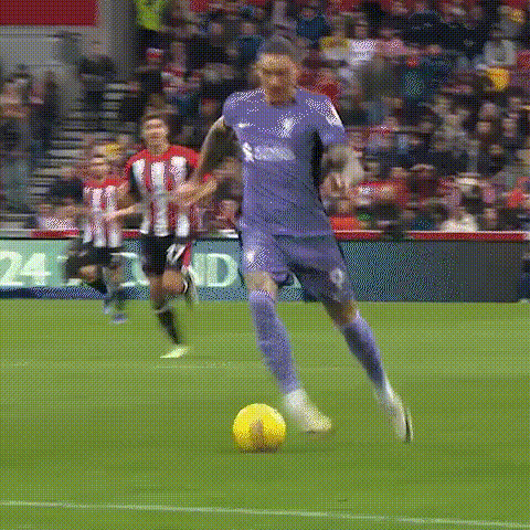 Darwin Núñez Hit Goal GIF