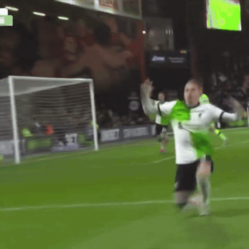 Darwin Núñez Knee Slide Celebration GIF