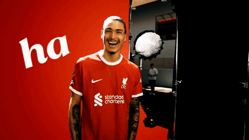 Darwin Núñez Sudden Change Emotion GIF