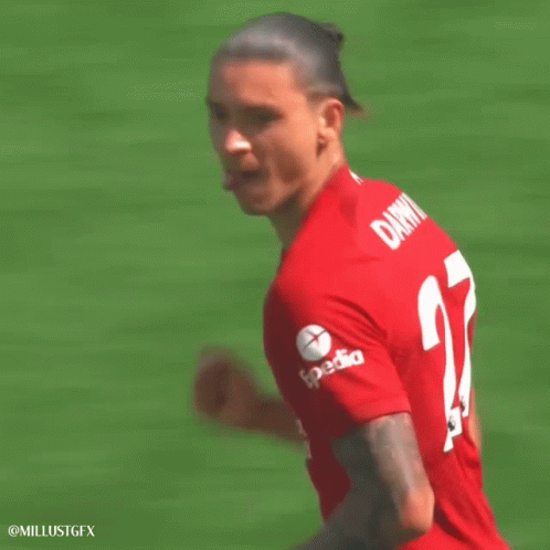 Darwin Núñez Tongue Out GIF