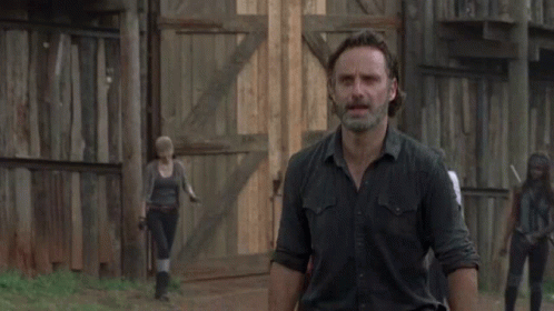 Daryl Dixon And Rick Grimes Hug GIF