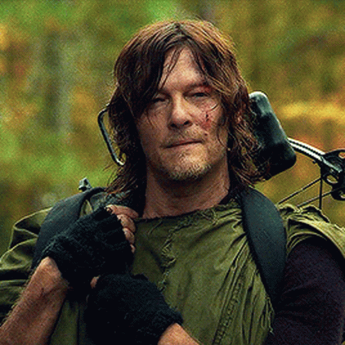 Daryl Dixon Listening To Others GIF