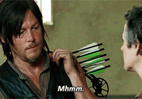 Daryl Dixon Mhmm With Nod GIF