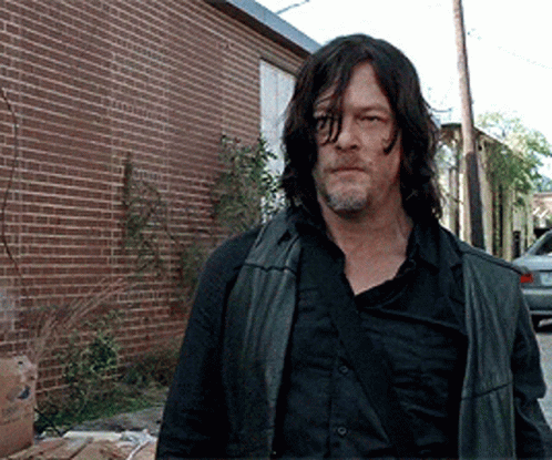 Daryl Dixon Turning Back GIF