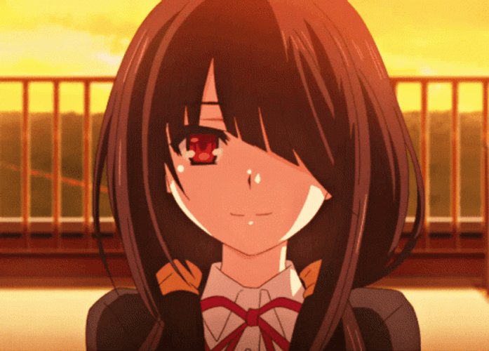 Date A Live Kurumi Cute Speaking GIF