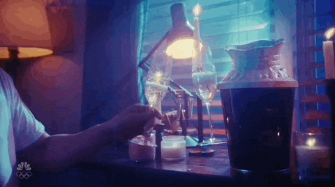 Date Clink Shot Glass GIF