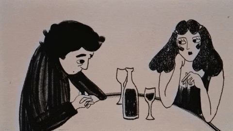 Date Couple Animation GIF