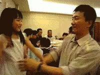 Daughter And Daddy Kung Fu GIF