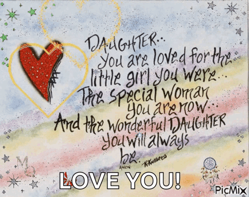 Daughter You Are Loved Card
