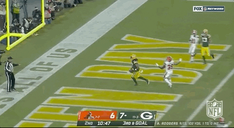 Davante Adams Dribbling In GIF