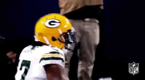 Davante Adams Nfl Chest Bump GIF